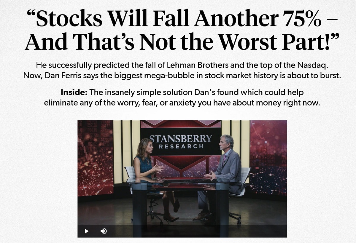 Dan Ferris 10-Stock Portfolio for a 20-Year Go-Nowhere Market: Meltdown Survival Guide